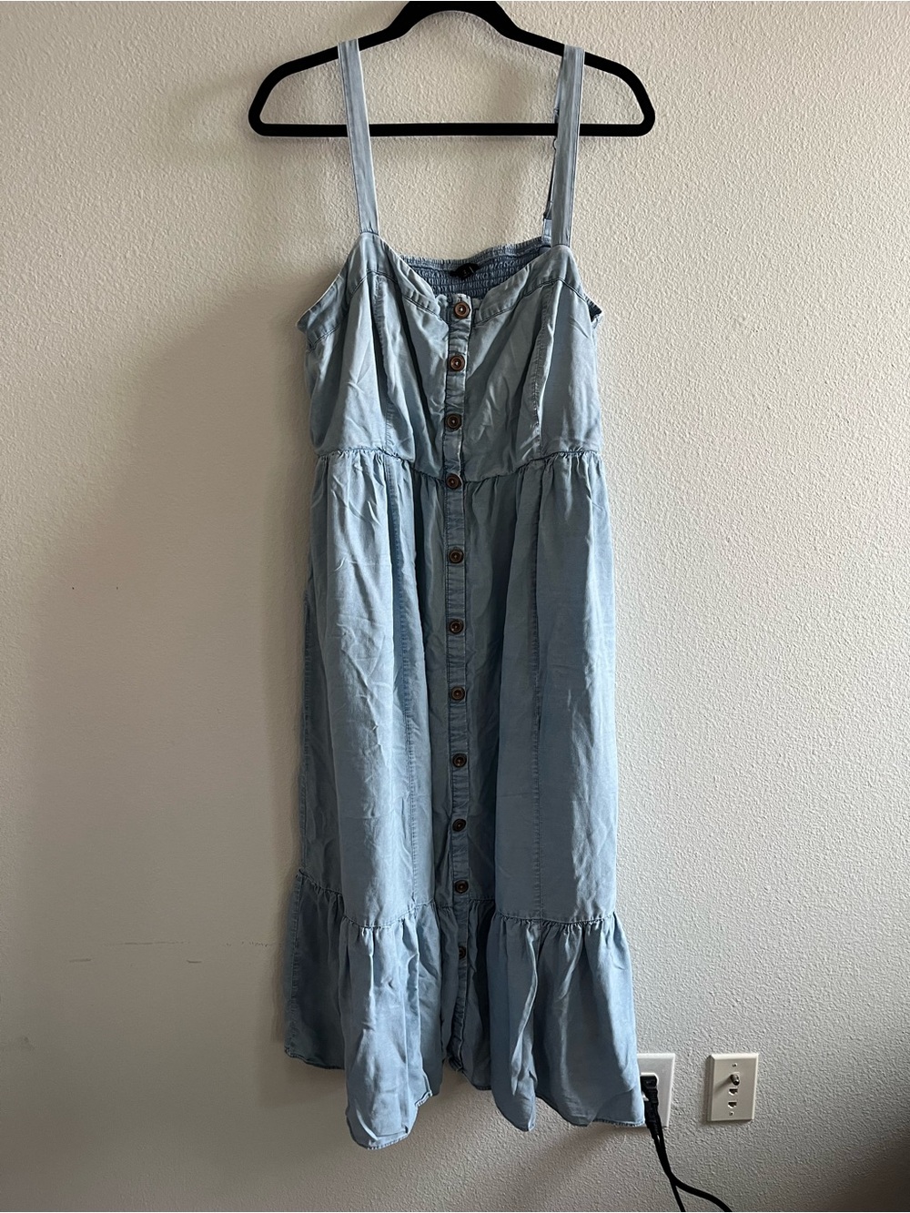 Torrid Button Front Midi Dress size 2